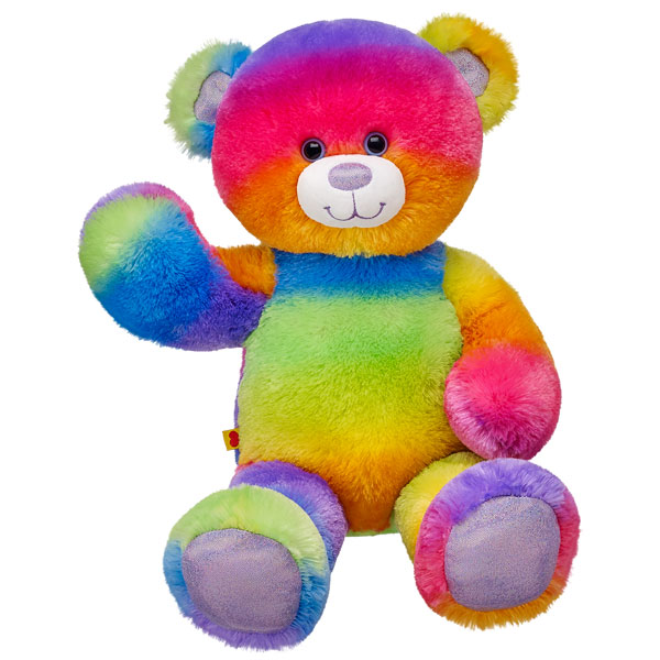 Sunshine Bear - Rainbow Glitter Bear