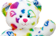 Kelly Anne - Rainbow Hearts Bear