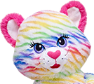Teddy's Mom - Rainbow Stripes Tiger