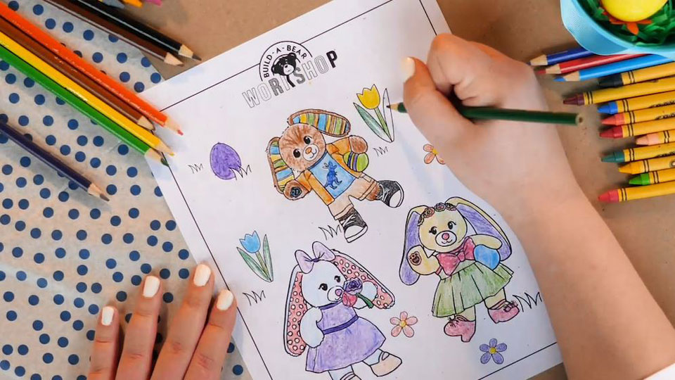 buildabear coloring pages